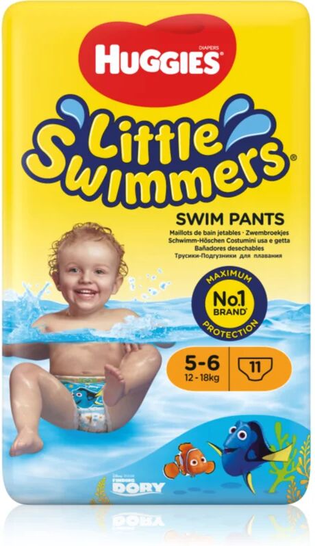 Huggies Little Swimmers 5-6 disposable swim nappies 12–18 kg 11 pc