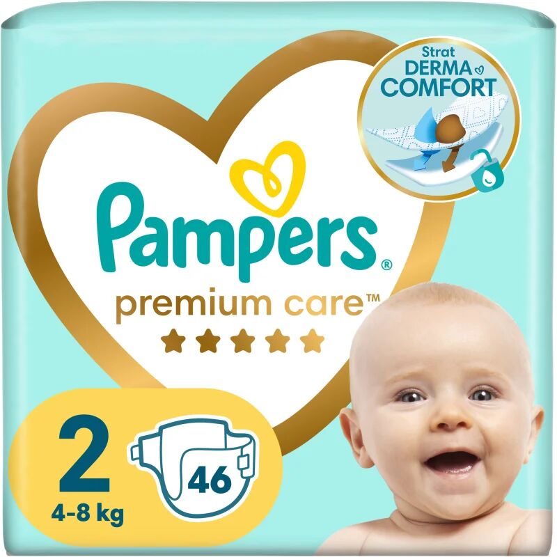 Pampers Premium Care Size 2 disposable nappies 4-8kg 46 pc