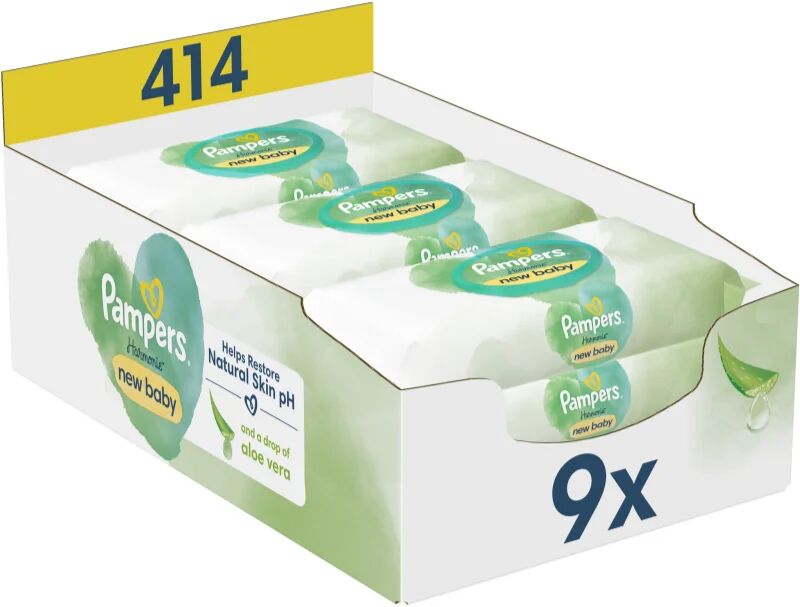 Pampers Harmonie New Baby wet wipes for kids 414 pc