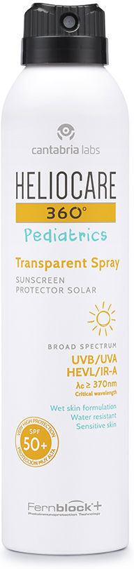 Photos - Sun Skin Care Heliocare 360º Pediatrics SPF50+ transparent spray 200 ml