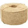 vidaXL Seil 100% Sisal 8 mm 250 m