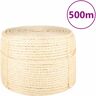 vidaXL Seil 100% Sisal 10 mm 500 m