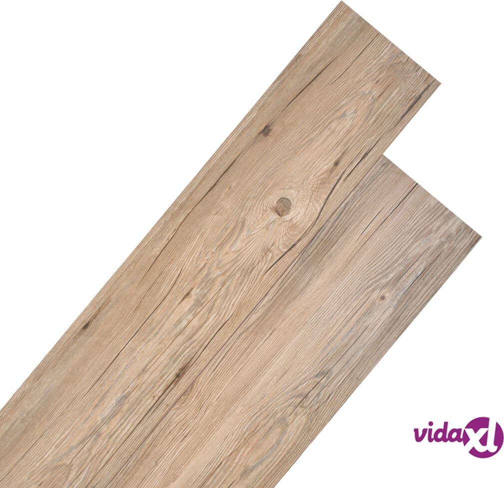 vidaXL PVC Flooring Planks 5.26 m² 2 mm Oak Brown