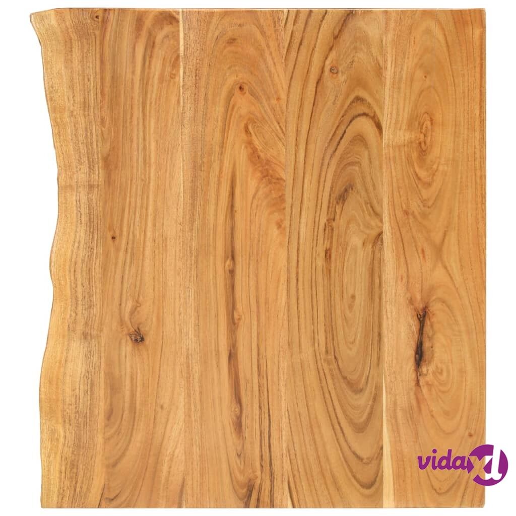 vidaXL Bathroom Vanity Top Solid Acacia Wood 80x55x3.8 cm