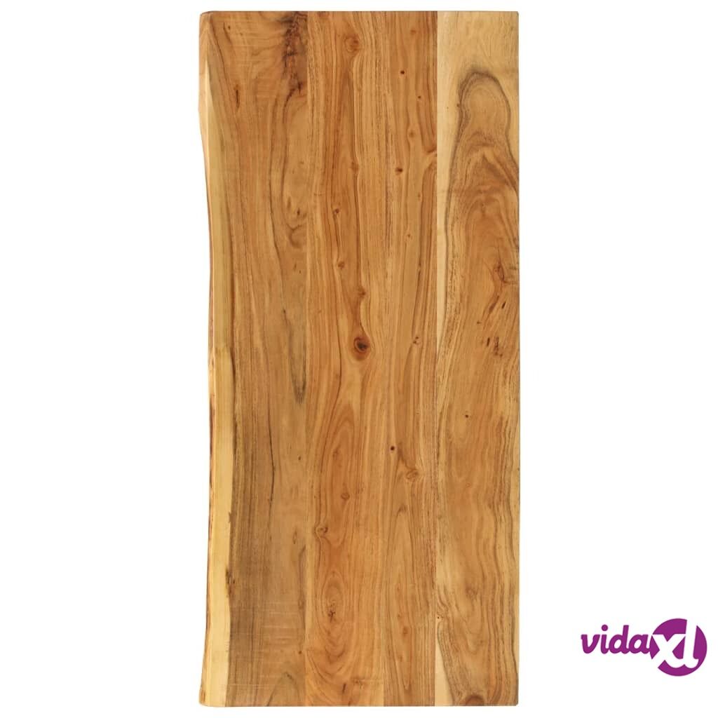 vidaXL Bathroom Vanity Top Solid Acacia Wood 118x55x3.8 cm