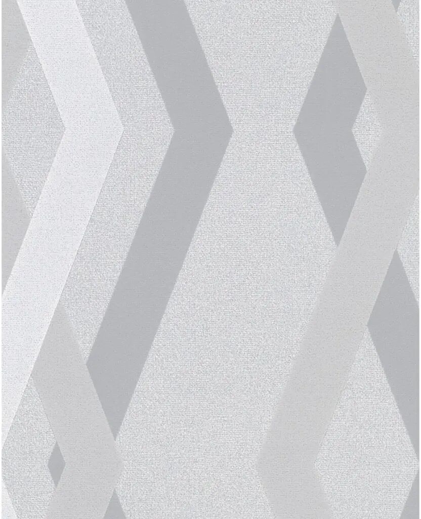 Topchic Papier peint Graphic Lines Diamonds Gris