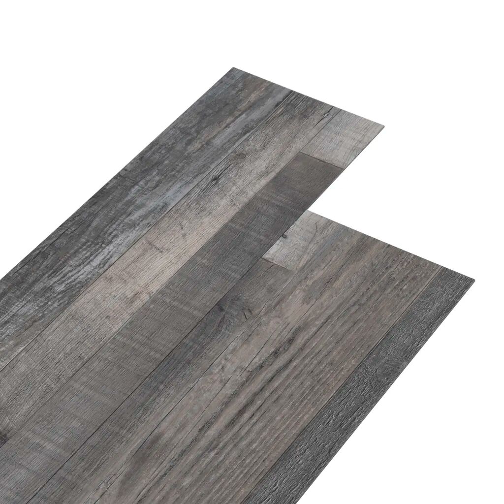vidaXL Planches de plancher PVC 4,46 m² 3 mm Bois industriel