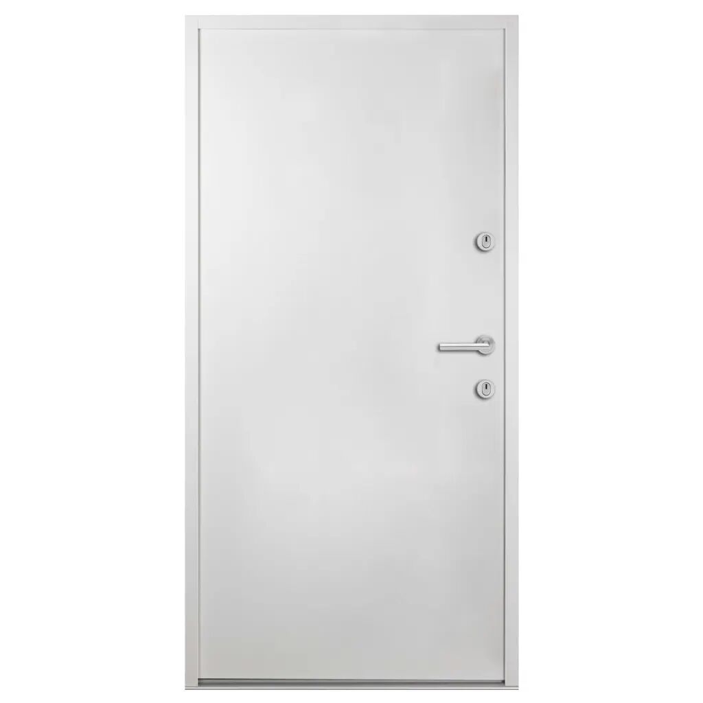 vidaXL Porte d'entrée Aluminium Blanc 110x207,5 cm