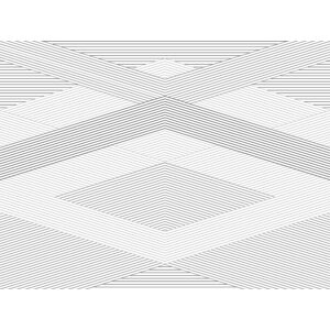 Rasch Fototapete »Young Artists«, gemustert-geometrisch weiss/grau/schwarz  B/L: 3,72 m x 2,8 m