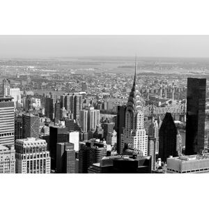 Papermoon Fototapete »New York Schwarz & Weiss« schwarz/weiss  B/L: 2,50 m x 1,86 m