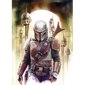 Komar Vliestapete »Star Wars The Mandalorian Big Impaler«, 200x280 cm (Breite... braun  B/L: 200 m x 280 m