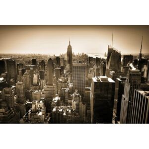 Papermoon Fototapete »New York Sepia« bunt  B/L: 2,00 m x 1,49 m