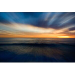 Papermoon Fototapete »Abstrakter Sonnenuntergang« bunt  B/L: 4,5 m x 2,8 m