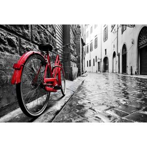 Papermoon Fototapete »Retro Old Town Bike« mehrfarbig  B/L: 4 m x 2,6 m