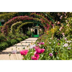 Papermoon Fototapete »Monets Garten« mehrfarbig  B/L: 2,5 m x 1,86 m