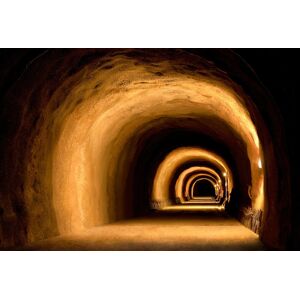 Papermoon Fototapete »Visuell dynamischer Tunnel« mehrfarbig  B/L: 2 m x 1,49 m