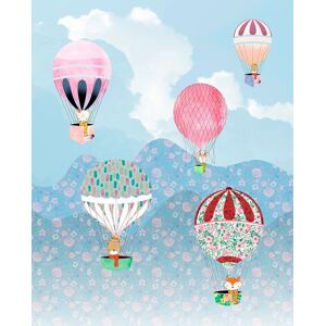 Komar Vliestapete »Happy Balloon«, (Breite x Höhe), Vliestapete, 100 cm... bunt  B/L: 2 m x 2,5 m