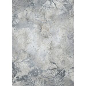 Komar Vliestapete »Flower Fossil«, 200x280 cm (Breite x Höhe) blau/silberfarben/grau  B/L: 200 m x 280 m