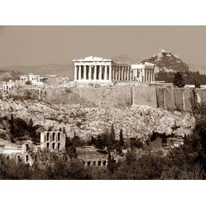 Papermoon Fototapete »Griechenland Sepia« bunt  B/L: 2,00 m x 1,49 m