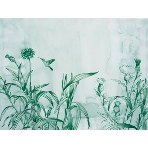 Rasch Fototapete »Young Artists«, gemustert-geblümt grün  B/L: 3,72 m x 2,8 m