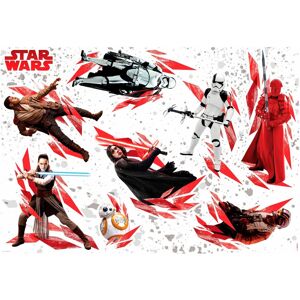 Komar Wandtattoo »Star Wars The Last Jedi«, 100x70 cm (Breite x Höhe),... rot/schwarz