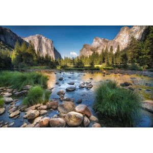Papermoon Fototapete »Yosemite Rive Reflexion« mehrfarbig  B/L: 2 m x 1,49 m