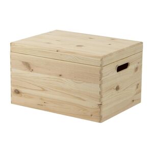 Holz Zollhaus Holzkiste »Stapelbox mit Deckel,« braun