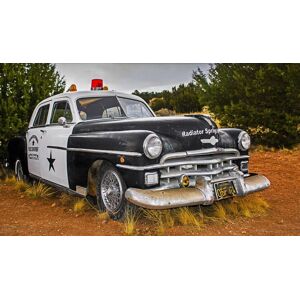 Papermoon Fototapete »Altes Polizeiauto« bunt  B/L: 2,00 m x 1,49 m
