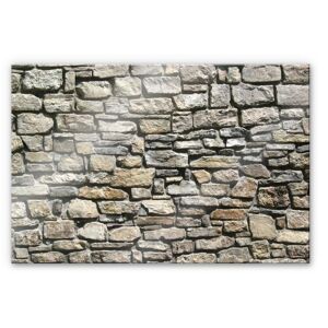 Wall-Art Küchenrückwand »3D Stein Optik Natursteinmauer«, (Set, 1 tlg.), Herd... bunt Größe