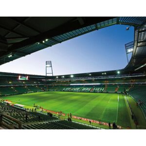 Wall-Art Fototapete »Werder Bremen Weserstadion Innen«, Motiv, made in Berlin bunt Größe B/L: 3,36 m x 2,6 m