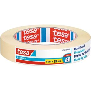 Tesa - Malerabdeckband, 19mm/50m, Beige