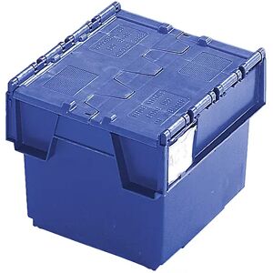 kaiserkraft Mehrweg-Stapelbehälter KAIMAN, Volumen 20 l, LxBxH 400 x 300 x 252 mm, blau