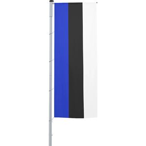 Mannus Auslegerflagge/Länder-Fahne, Format 1,2 x 3 m, Estland