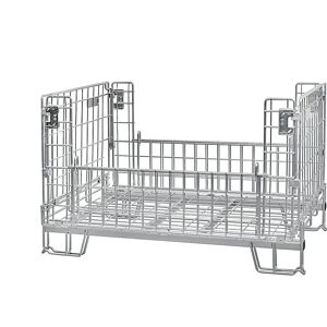 kaiserkraft Gitter-Faltbox, LxB 1200 x 800 mm, Nutzhöhe 600 mm, Stapelhöhe 750 mm