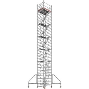 Layher Universal-Fahrgerüst, mit Standleiter, Plattform 1,80 x 1,50 m, Gerüsthöhe 13,43 m