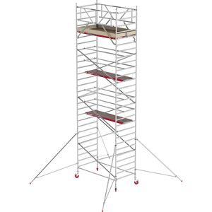 Altrex Fahrgerüst RS TOWER 42 breit, Holzplattform, Länge 2,45 m, Arbeitshöhe 9,20 m