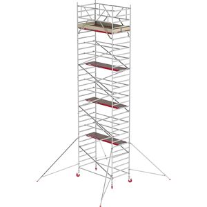 Altrex Fahrgerüst RS TOWER 42 breit, Holzplattform, Länge 1,85 m, Arbeitshöhe 10,20 m