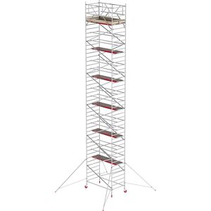 Altrex Fahrgerüst RS TOWER 42 breit, Holzplattform, Länge 2,45 m, Arbeitshöhe 14,20 m