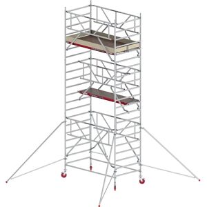 Altrex Fahrgerüst RS TOWER 42 breit mit Safe-Quick®, Holzplattform, Länge 2,45 m, Arbeitshöhe 7,20 m