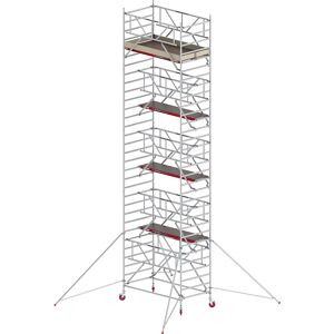 Altrex Fahrgerüst RS TOWER 42 breit mit Safe-Quick®, Holzplattform, Länge 1,85 m, Arbeitshöhe 10,20 m