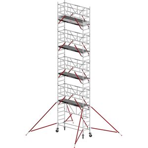 Altrex Fahrgerüst RS TOWER 51 schmal, mit Fiber-Deck®-Plattform, Länge 2,45 m, Arbeitshöhe 10,20 m