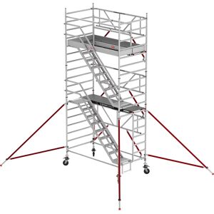 Altrex Treppengerüst RS TOWER 53 breit, Fiber-Deck®, Länge 2,45 m, Arbeitshöhe 6,20 m