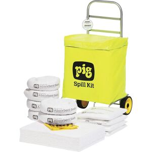 PIG Notfall-Kit in Trolley-Wagen, Ausführung Öl, absorbiert 54,3 l