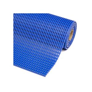 NOTRAX Anti-Rutschmatte, PVC, Breite 600 mm, pro lfd. m, blau