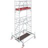 Alu-Fahrgerüst Stabilo Serie 100, 200 kg/m², TÜV-geprüft, gebremste Rollen, B 750 x T 2000 x H 5500 mm