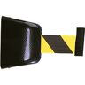 Guidesystems Wand-Gurtkassette, magnethaftend, 5 m, Gurt schwarz/gelb