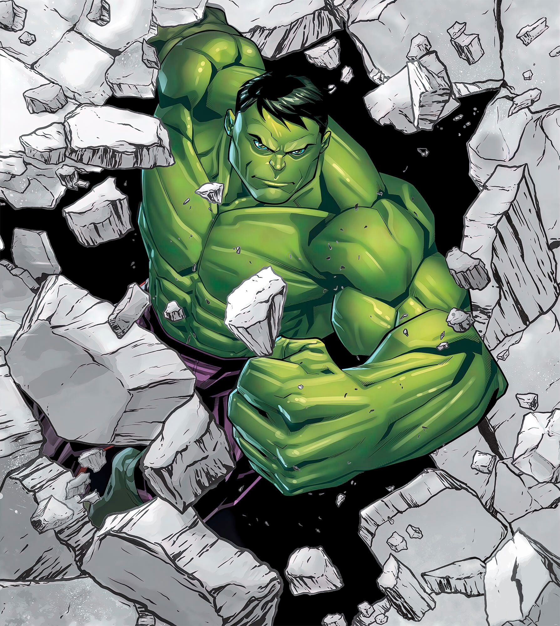 Komar Fototapete »Komar Vlies Fototapete - Hulk Breaker - 250 x 280 cm... grün