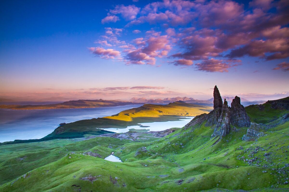 Papermoon Fototapete »Hochland Schottland«, Vliestapete, hochwertiger... bunt