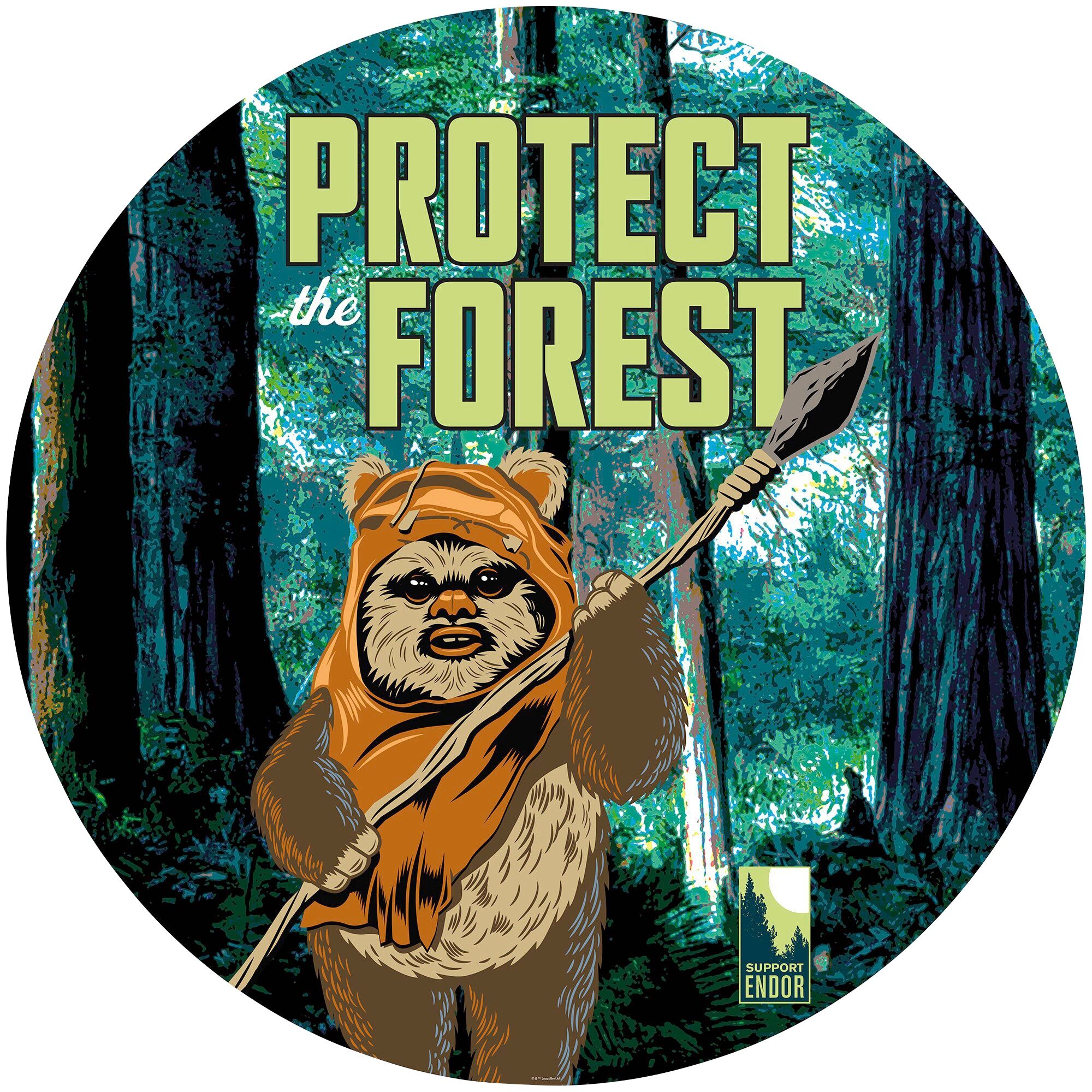 Komar Fototapete »Star Wars Protect the Forest«,... bunt