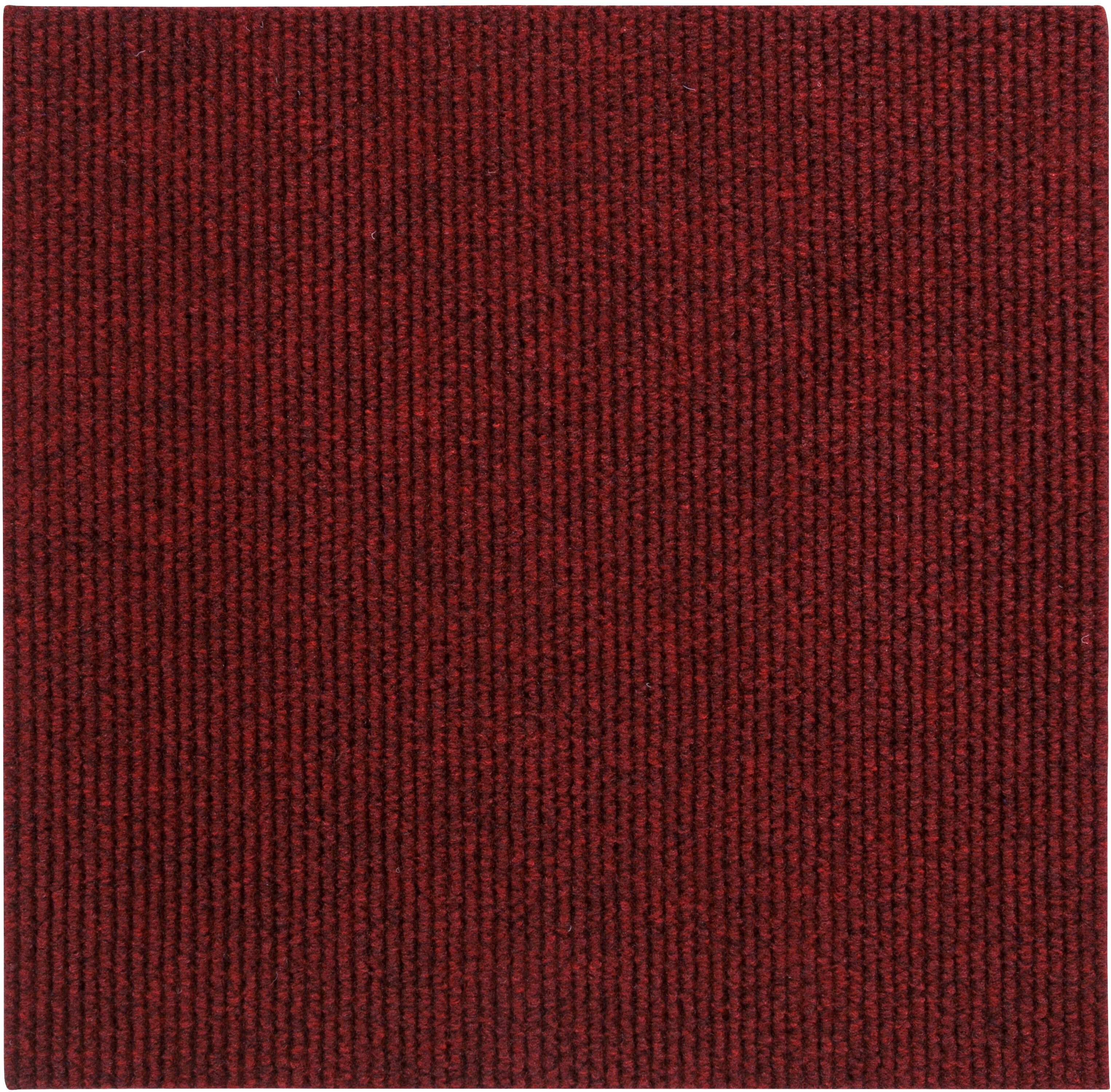 Andiamo Teppichfliese »Rippe«, rechteckig, 4 mm Höhe, 4 Stück (1 m²),... rot